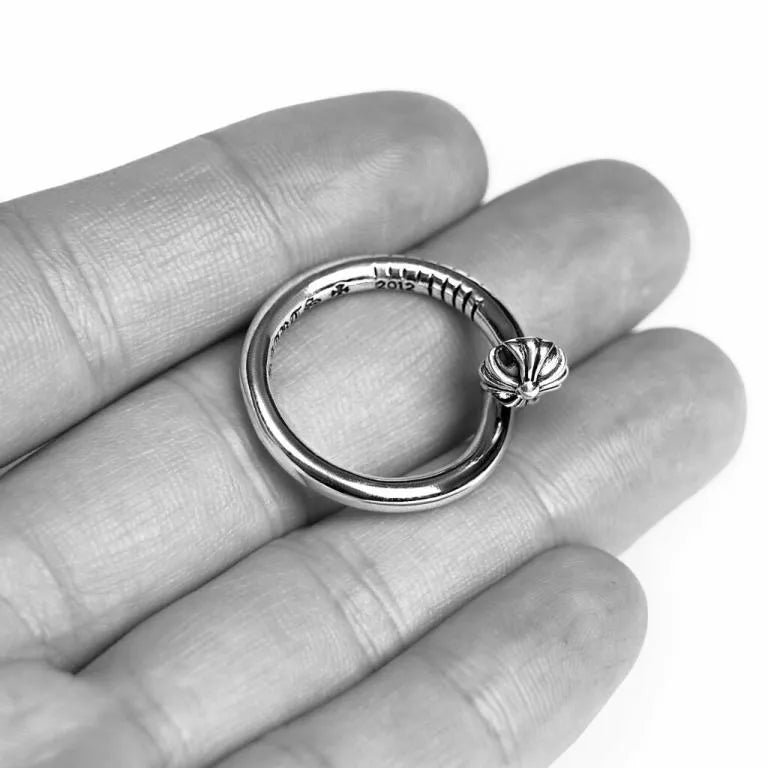 Chrome Hearts NAIL RING – CROSSBALL -56