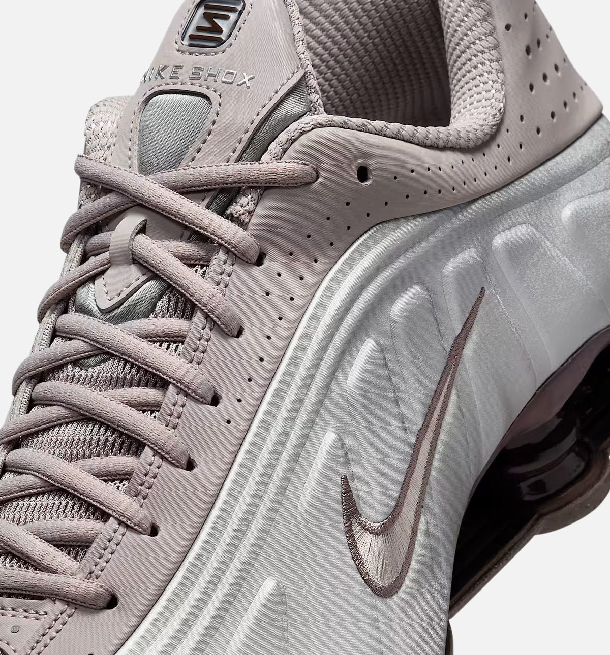 Nike Shox R4 Men's Sneakers - Cave Stone/College Grey/Baroque Brown