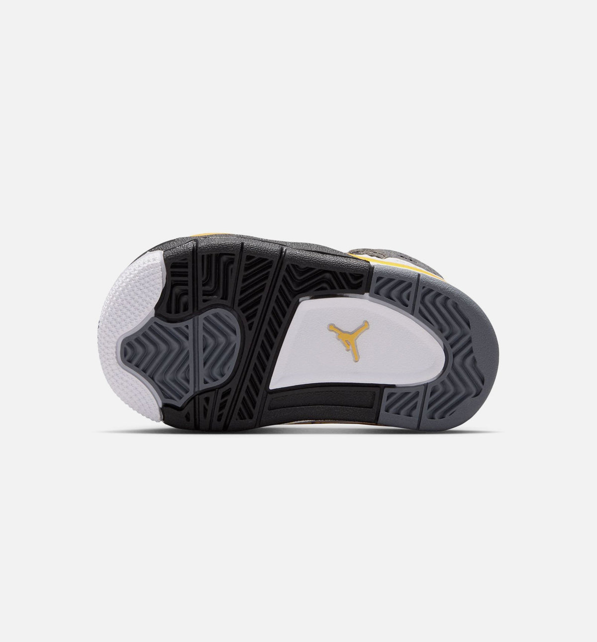Air Jordan 4 Retro Rare Air Tour Yellow Baby & Toddler Sneakers - White / Dark Blue-Grey / Black / Tour Yellow