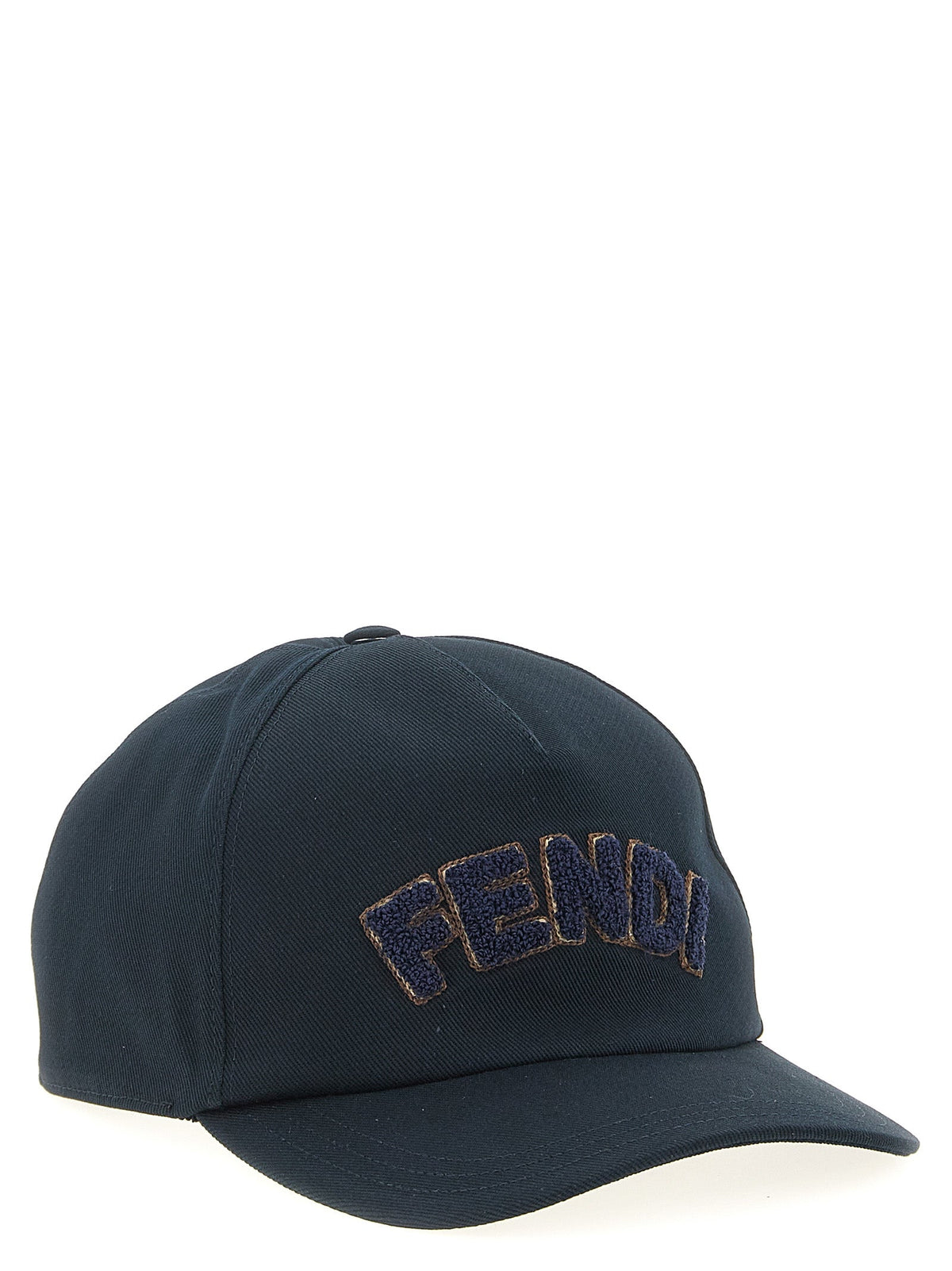 Fendi Blue Cotton Baseball Cap