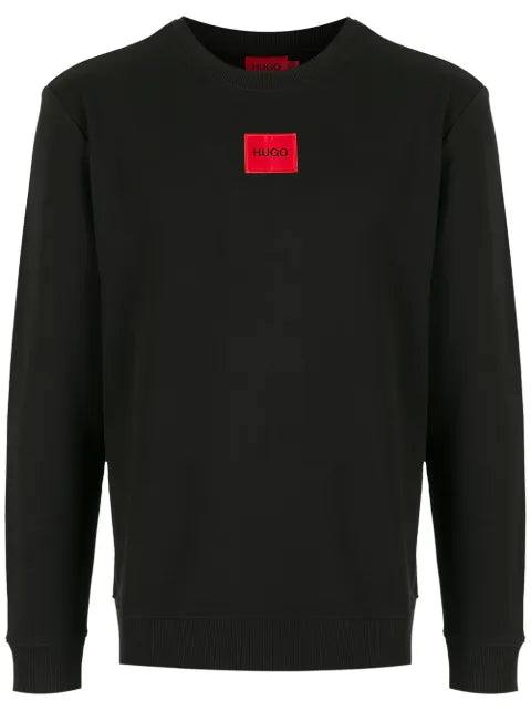 HUGO Diragol logo-patch sweatshirt