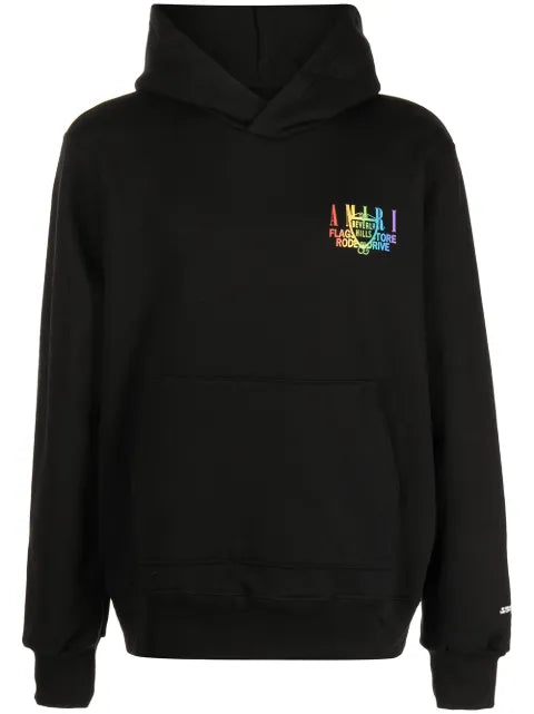 AMIRI Beverly Hills logo-print hoodie