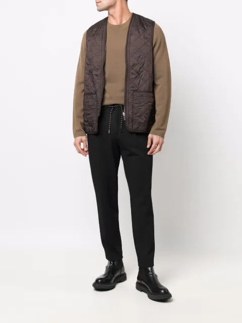 Barbour quilted-finish vest