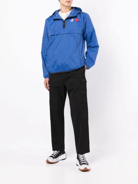 Comme Des Garçons Play  x K-Way quarter-zip jacket