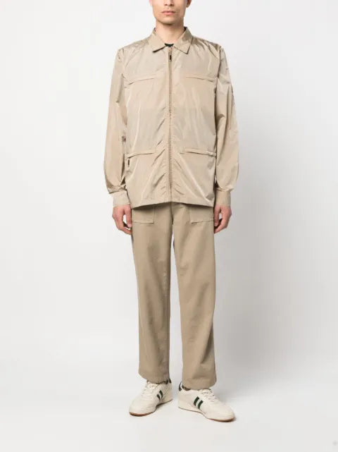 Rains zip-up shirt jacket