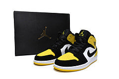 Air Jordan 1 Mid Yellow Toe Black Reps Sneaker 852542-071