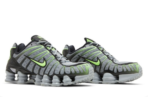Nike Shox TL 'Wolf Grey/Lime Blast' Sneakers