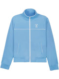 Sporty & Rich logo-print zip-up jacket