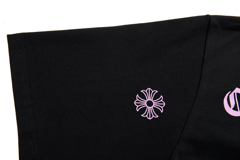 Chrome Hearts USA Script Logo Short Sleeve T-Shirt Tee 6050