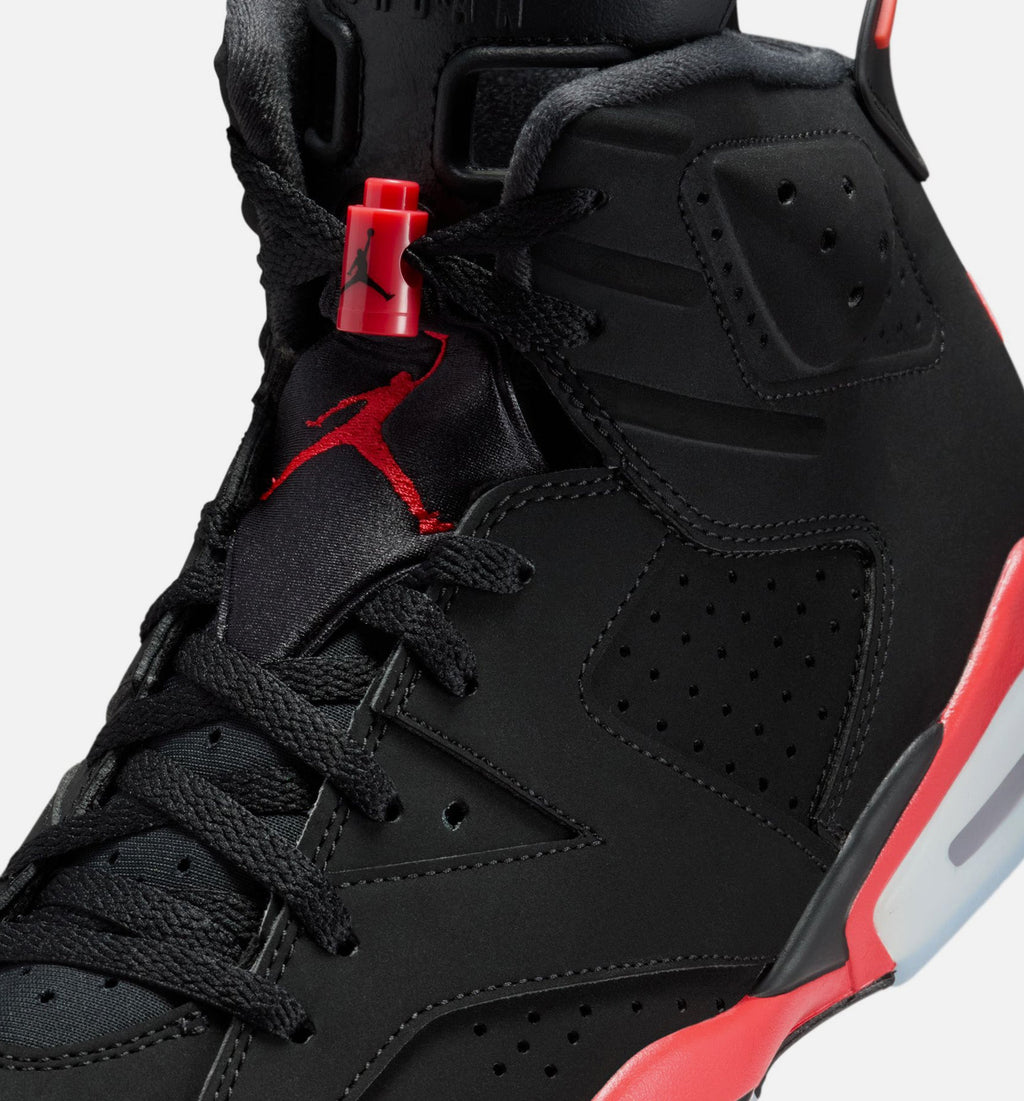 Air Jordan 6 Retro Infrared Salesman Men's Lifestyle Shoe – Black/Light Crimson
