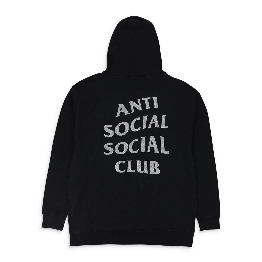 BLACK GLITTER 'BLINDED' HOODIE