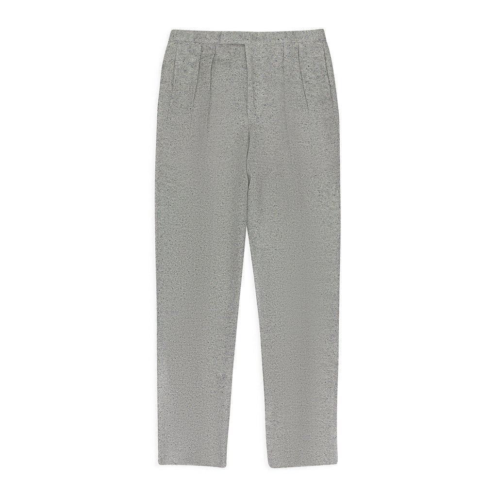 GRAY DONEGAL SUIT TROUSERS