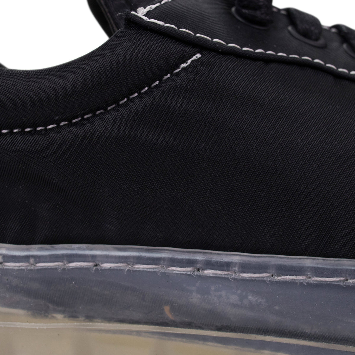 BLACK/TRANSLUCENT V1-LO SNEAKERS