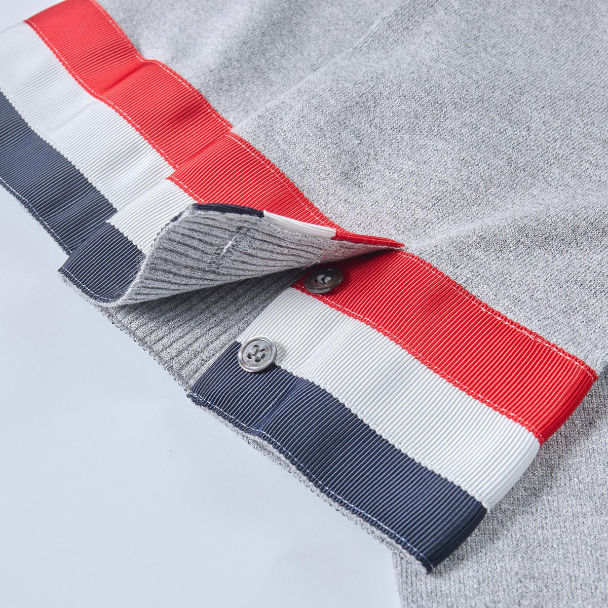 Thom Browne Women's Tricolor Short Sleeve Sweater