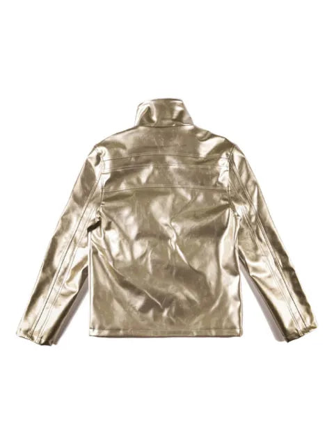 GmbH metallic zip-up jacket