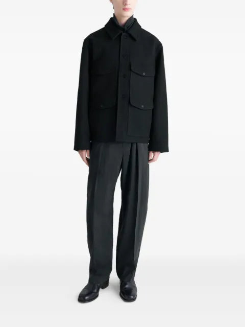 LEMAIRE patch-pocket buttoned shirt jacket