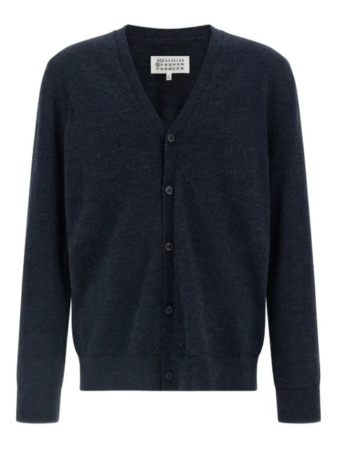 Maison Margiela elbow patch wool cardigan