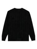 Honor The Gift cable-knit logo-patch sweater
