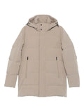 Paul & Shark Typhoon® Platinum hooded quilted jacket