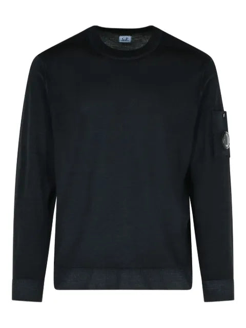C.P. Company ribbed crew-neck pocket sweater