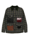 Junya Watanabe MAN check patchwork jacket