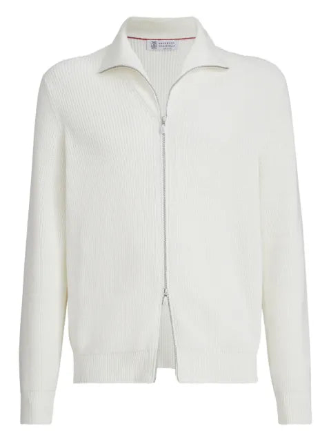 Brunello Cucinelli zip-fastening cardigan