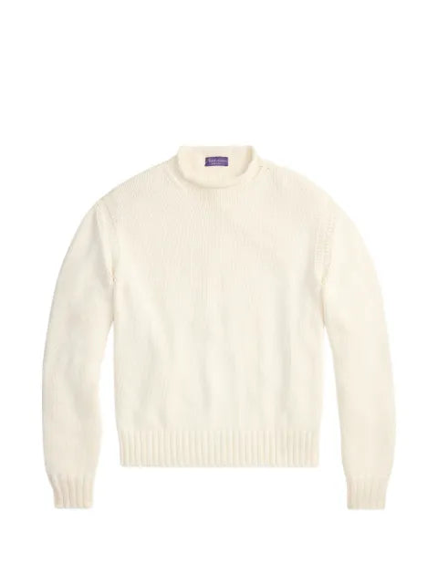 Ralph Lauren Purple Label roll-neck cotton sweater