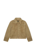 Fortela Rhode zip suede leather jacket