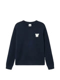 Wood Wood Tay crew-neck logo sweater