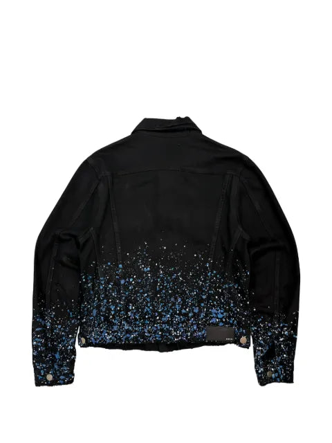 AMIRI crystal painter trucker jacket