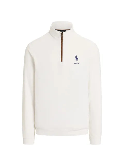 RLX Ralph Lauren quarter-zip logo-embroidered sweatshirt
