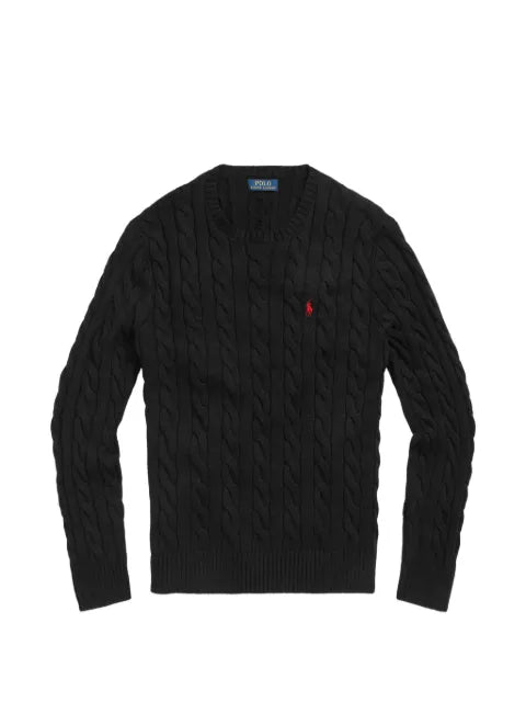 Polo Ralph Lauren Pony-detail cable-knit sweater