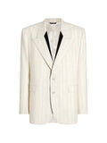 Dolce & Gabbana Sinatra single-breasted pinstripe wool jacket