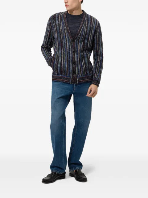 Missoni Zigzag-knit button-up cardigan