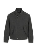 AMI Paris wool padded harrington jacket