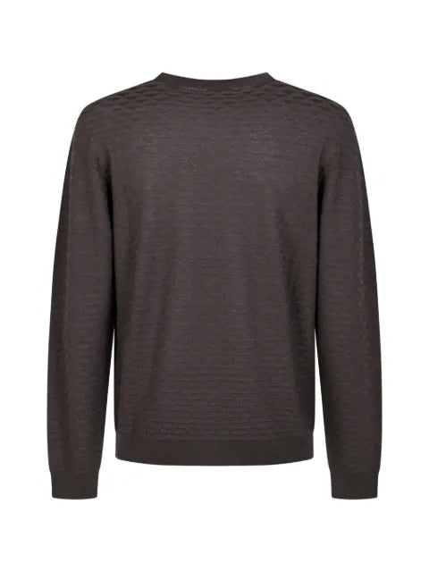 Giorgio Armani textured-knit sweater
