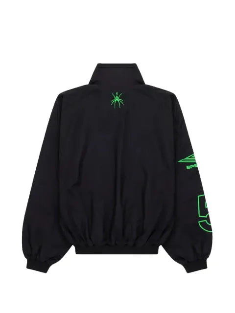 SP5DER logo-embroidery high-neck track jacket