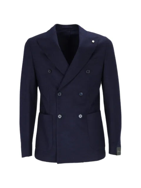 BRANDO double-breasted peak-lapel blazer