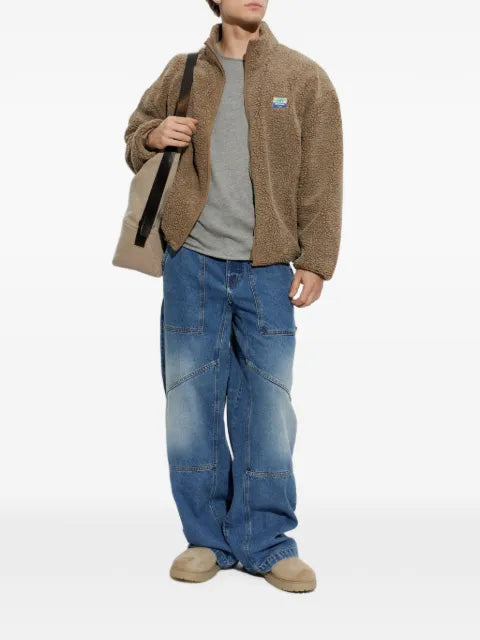 American Vintage zip-up fleece sweatshirt