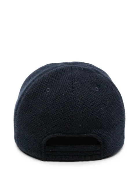 Kiton baseball cap with waffle-knit pattern