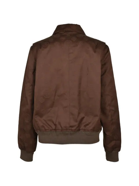 Casablanca dark brown monogram cotton blouson