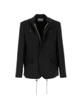 sacai hooded twill jacket