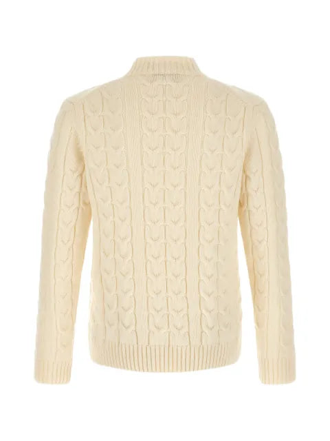 Zanone braided-knit mock-neck sweater