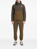 The North Face hooded colour-block jacket
