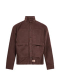 RANRA button-up funnel-neck coat