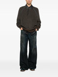 Ziggy Chen raglan-sleeve braided-cord sweater