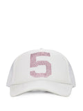 SP5DER 555 rhinestone-embellished trucker hat
