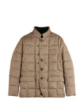 Fay houndstooth-pattern quilted jacket