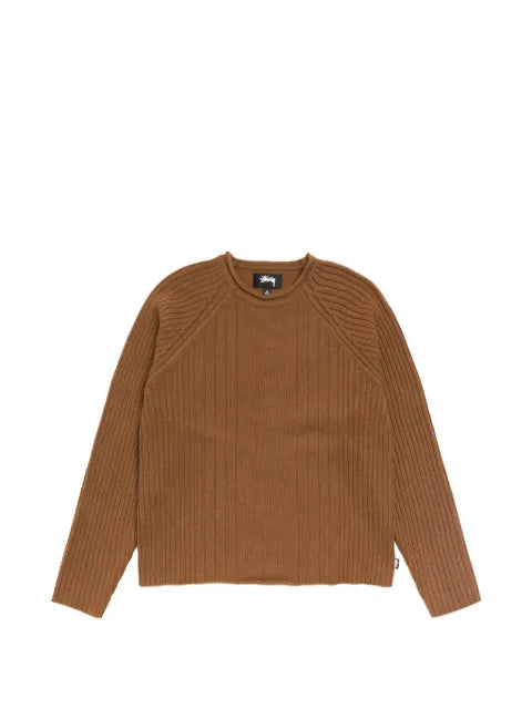 Stüssy ribbed-knit raglan-sleeve sweater