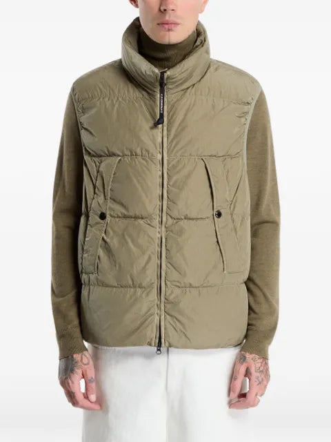 C.P. Company quilted high-neck vest